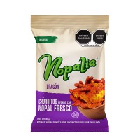 Churritos de Nopal Nopalia Dragón 80g - 24 Piezas